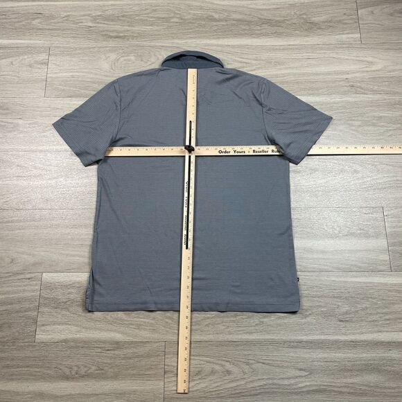 Travis Mathew Polo Shirt Mens Large Gray Golf Short Sleeve - Picture 11 of 13